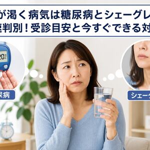 口が渇く 病気